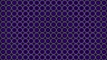 purple color circles and cross shapes moving in circular pattern background video