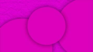 Pink color circular element background video