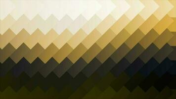 Gelb und schwarz Farbe diagonal rechteckig Box Muster Hintergrund video