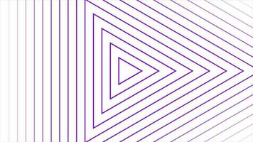 Purple color Triangular shaped repeating pattern background video