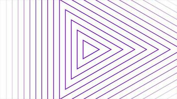 Purple color Triangular shaped repeating pattern background video