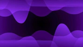 violet Couleur ondulé modèle arrière-plan, en mouvement forme Contexte video