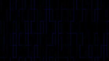 Flashing dark blue color abstract box pattern dark technology background video