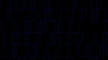 Flashing dark blue color abstract box pattern dark technology background video