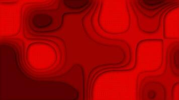 röd Färg 3d djup abstrakt bakgrund video