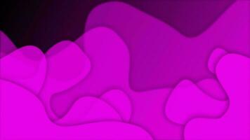 Pink color 3d waving element inside fluid background video