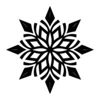 Beautiful Christmas Snowflake vector