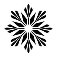 Merry Christmas Snowflake vector