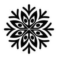 Beautiful Christmas Snowflake vector