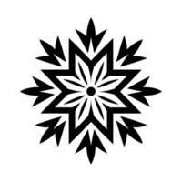 Beautiful Merry Christmas Snowflake vector