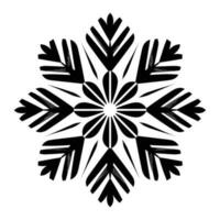 Merry Christmas Snowflake vector