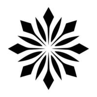 Merry Christmas Snowflake vector