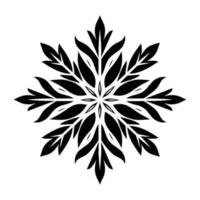 Merry Christmas Snowflake vector