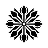 Beautiful Christmas Snowflake vector