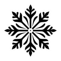 Merry Christmas Snowflake vector