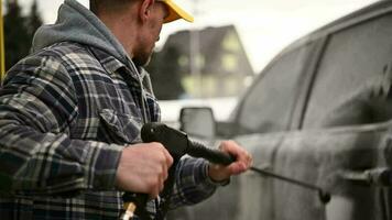 handleiding oppakken vrachtauto wassen video