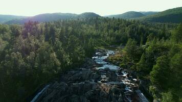 Norwegian Scenic Landscape During Summer Season video