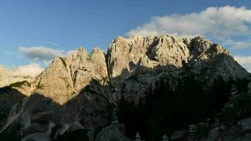 Front Window on Mount Prisojnik. The Julian Alps in Slovenia. Scenic Summer Vista. video