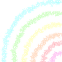 Regenbogen funkeln Dekoration png