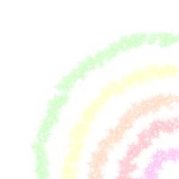 Regenbogen Ecke Dekoration png