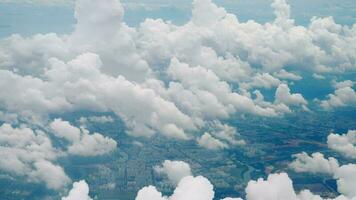 Flygfoto singapore, vy från avgående flygplan video