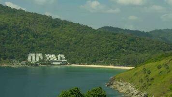 Cloudscape timelapse. Nai Harn beach, Phuket, Thailand video