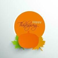 Happy Thanksgiving Background. vector