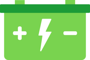 battery shape simple flat icon png