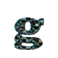 Letter G - Beautiful 3D rendered alphabets.  Best for your graphics and digital arts needs. png