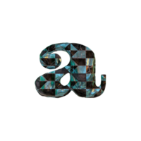 Brief ein - - schön 3d gerendert Alphabete. Beste zum Ihre Grafik und Digital Kunst braucht. png