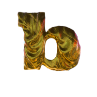 Letter B - Gold 3D letters.  For your graphics and digital arts needs. png