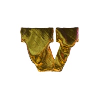 Letter V - Gold 3D letters.  For your graphics and digital arts needs. png