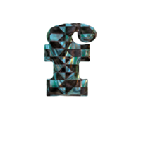 Brief f - - schön 3d gerendert Alphabete. Beste zum Ihre Grafik und Digital Kunst braucht. png