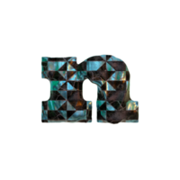 Letter N - Beautiful 3D rendered alphabets.  Best for your graphics and digital arts needs. png