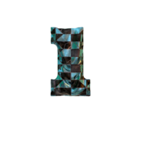 Brief l - - schön 3d gerendert Alphabete. Beste zum Ihre Grafik und Digital Kunst braucht. png