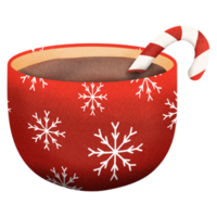 Paper texture Kawaii tea cup png