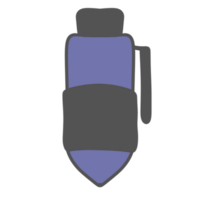 une bleu stylo png