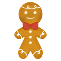 charmant Noël pain d'épice biscuits png