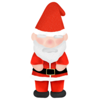 Papier Textur schön Santa claus png