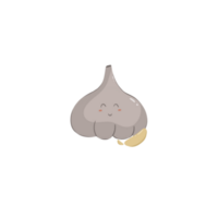 Whole and peeled cloves of garlic png