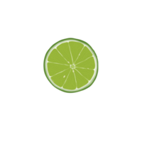 realistic fresh lime slice png