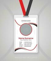 Modern and clean Identity Card template design vector