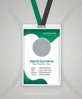 Modern and clean Identity Card template design vector