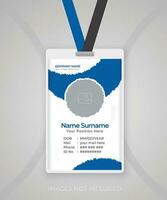 Modern and clean Identity Card template design vector