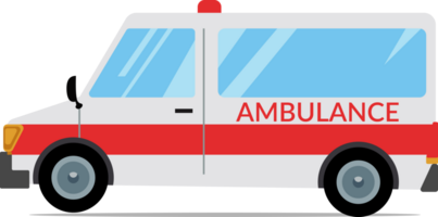 plat conception ambulance voiture dessin animé png