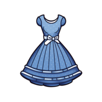 dress, cute and beautiful, transparent background, ai generated, digital illustration. png