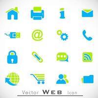 Web mail icons set. Can be used for websites, web applications. email applications or server Icons vector