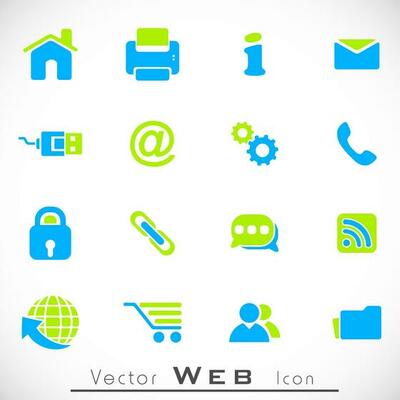 Web mail icons set. Can be used for websites, web applications. email applications or server Icons