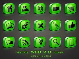 Web mail icons set. Can be used for websites, web applications. email applications or server Icons vector