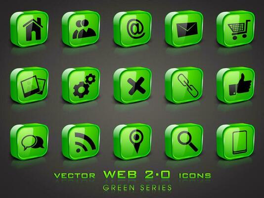 Web mail icons set. Can be used for websites, web applications. email applications or server Icons
